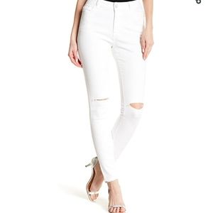 Nanette Lepore Gramercy Skinny white jeans